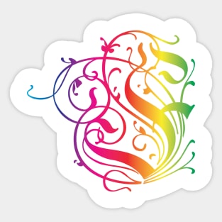 Name first alphabet J - LGBTQ Sticker